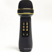 WSTER WS898 Support USB TF CARD FM Portable Radio With Disco Light Wireless Usb Condenser Karaoke Microphone Speaker